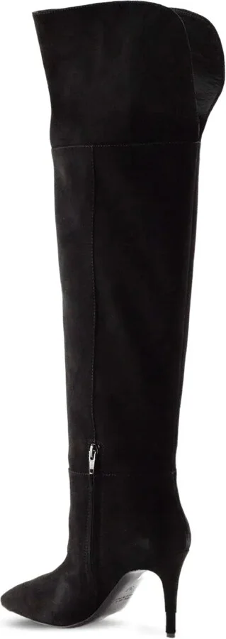 80mm Pointed-Toe Knee-High Suede Boots - Image 3