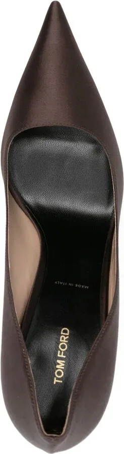 80mm Pointed-Toe Satin Pumps - Image 4