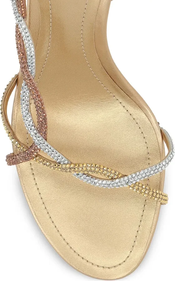 80mm Rhinestone-Embellished Slingback Sandals - Image 4