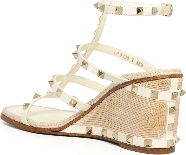 80mm Rockstud wedge sandals - Image 3