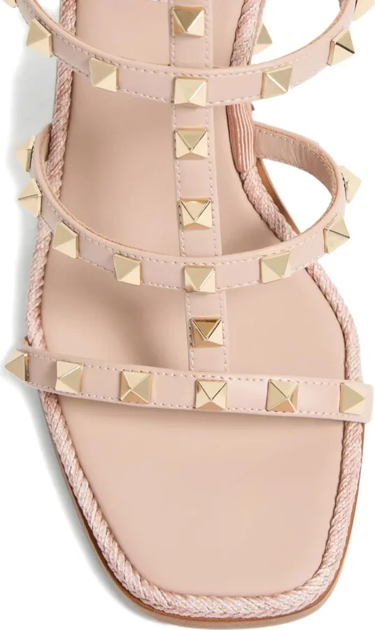 80mm Rockstud wedge sandals - Image 5