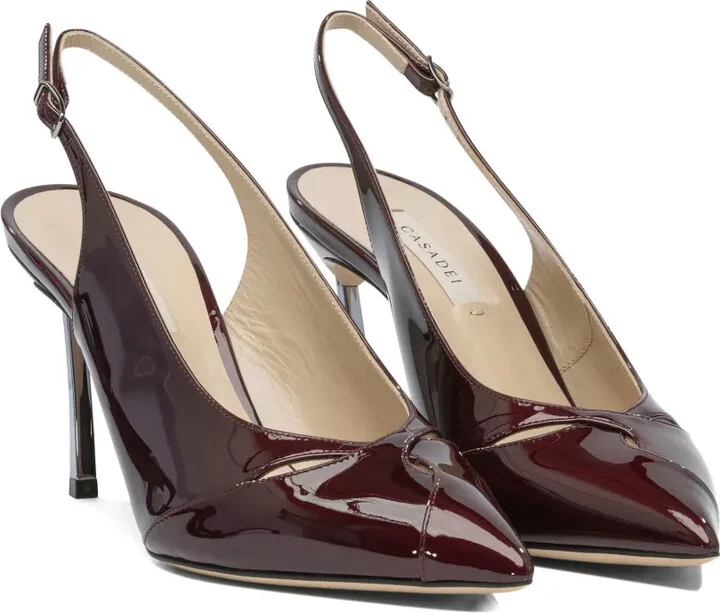 80mm Samurai Blade slingback patent-leather pumps - Image 2