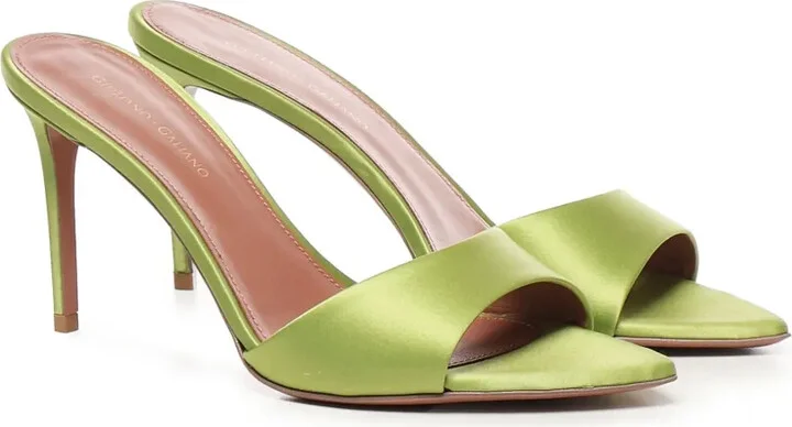 80mm Satin Open-Toe Sandals - Image 2