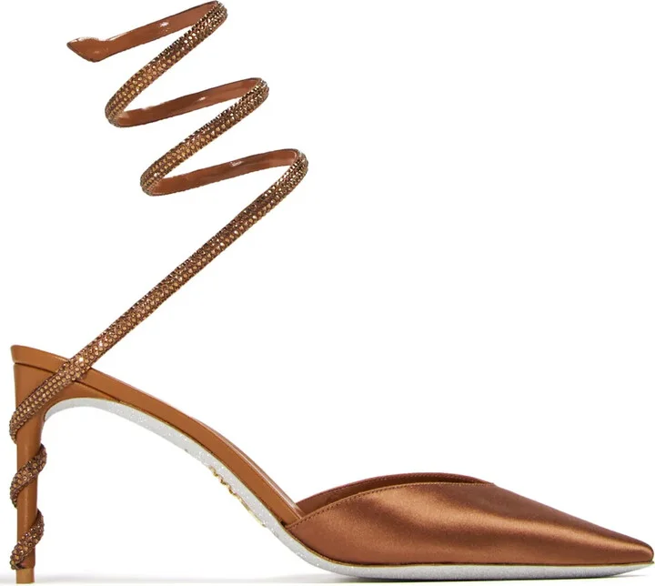 80mm Satin Pumps