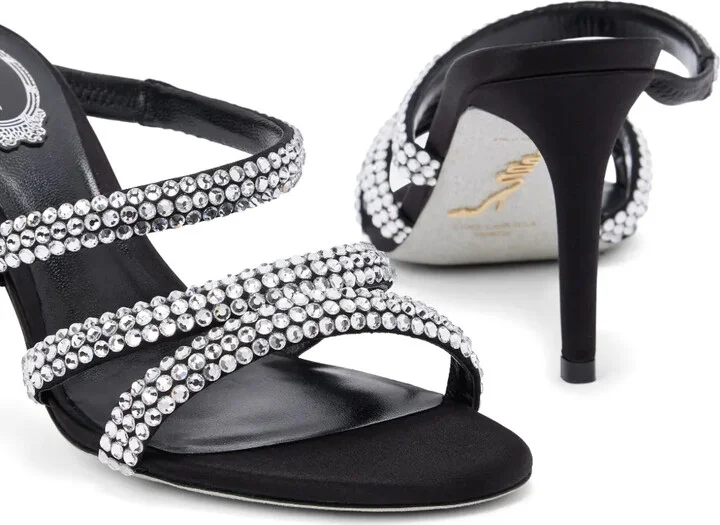80mm Satin Sandals - Image 4