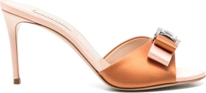 80mm Satin Sandals
