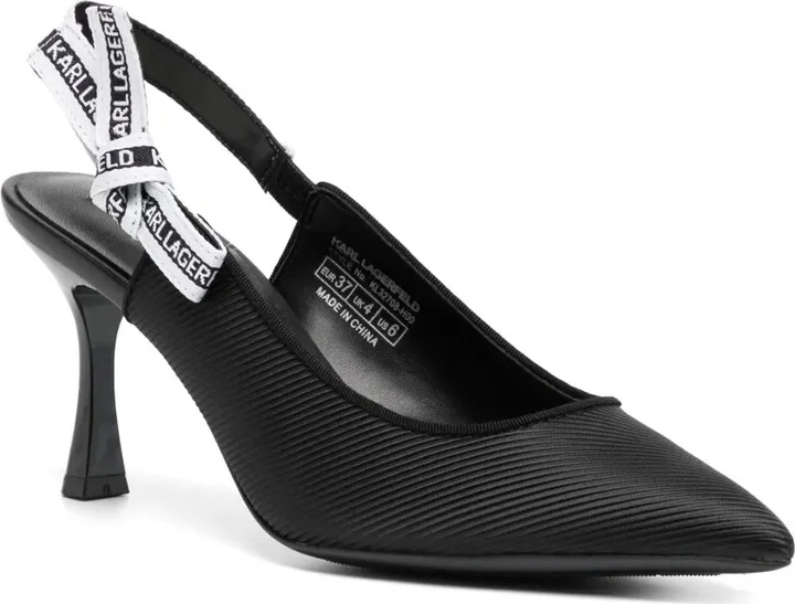 80mm Sienna ribbon pumps - Image 2