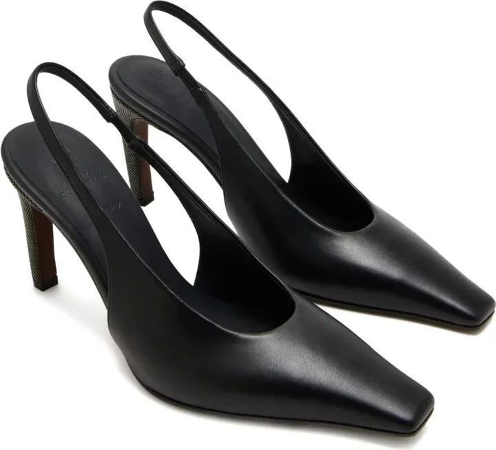 80mm Slingback Embellished Heel Pumps - Image 2
