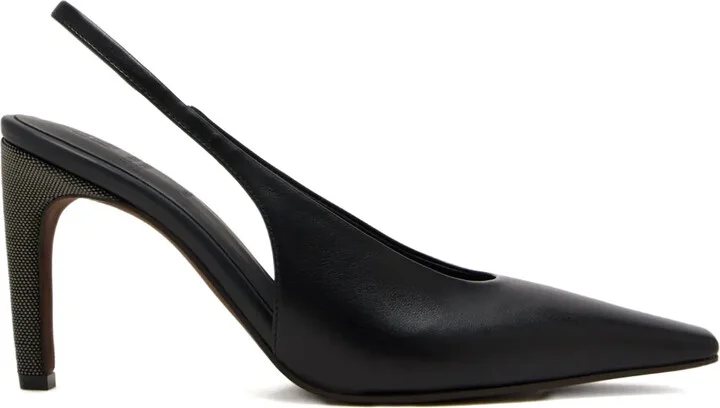 80mm Slingback Embellished Heel Pumps