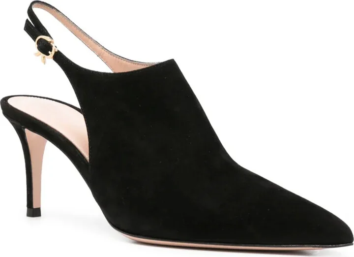 80mm Slingback Pointed-Toe Pumps - Image 2