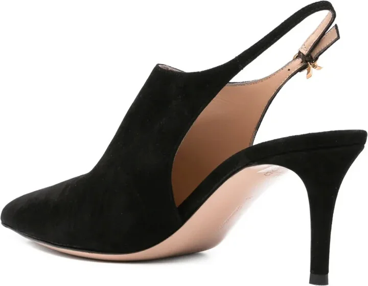 80mm Slingback Pointed-Toe Pumps - Image 3