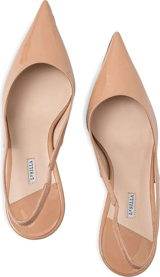 80mm Slingback Pointed-Toe Pumps - Image 3