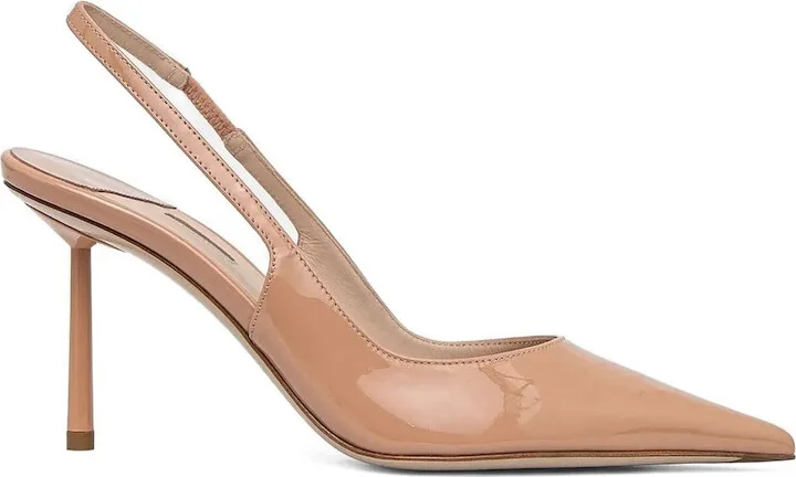 80mm Slingback Pointed-Toe Pumps