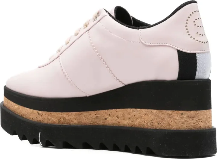 80mm Sneak-Elyse platform lace-up sneakers - Image 3