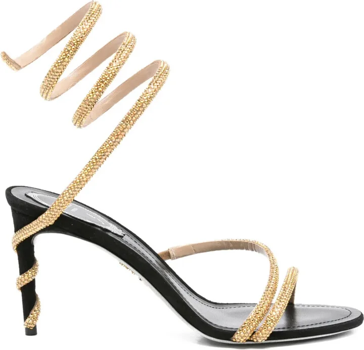 80mm Spiral-Embellished Sandals