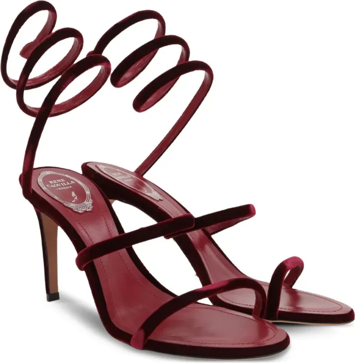 80mm Spiral-Strap Sandals - Image 2