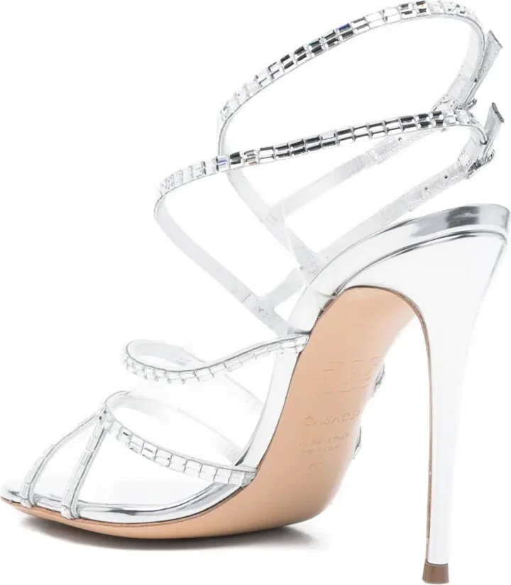 80mm Starsway Cage crystal-embellished stiletto pumps - Image 3