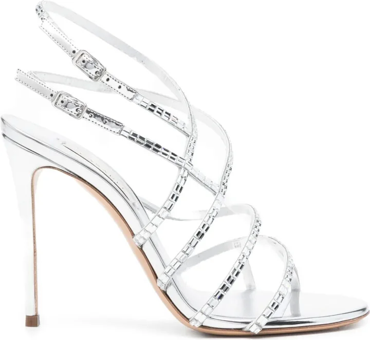 80mm Starsway Cage crystal-embellished stiletto pumps