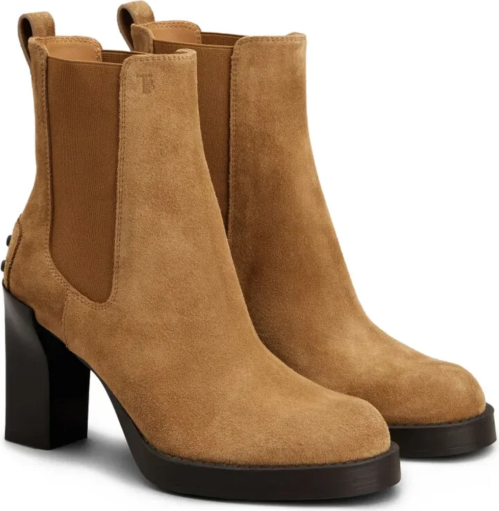 80mm suede Chelsea boots - Image 2