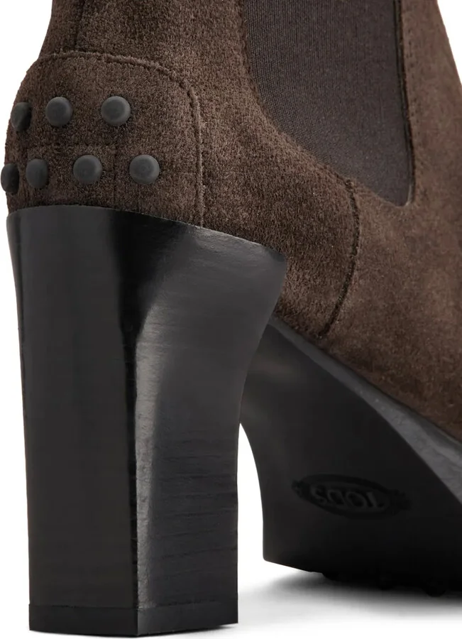 80mm suede Chelsea boots - Image 5