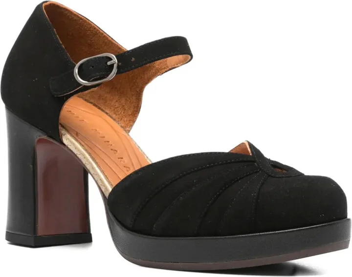 80mm Suede Heeled Pumps - Image 2