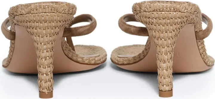 80mm Suede Heeled Sandals - Image 3