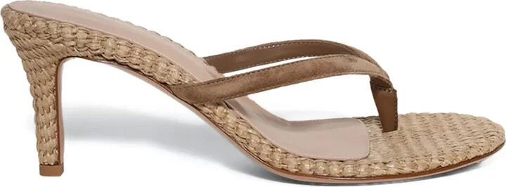 80mm Suede Heeled Sandals
