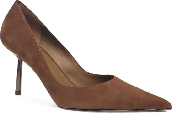 80mm Suede Pointed-Toe Pumps - Image 2
