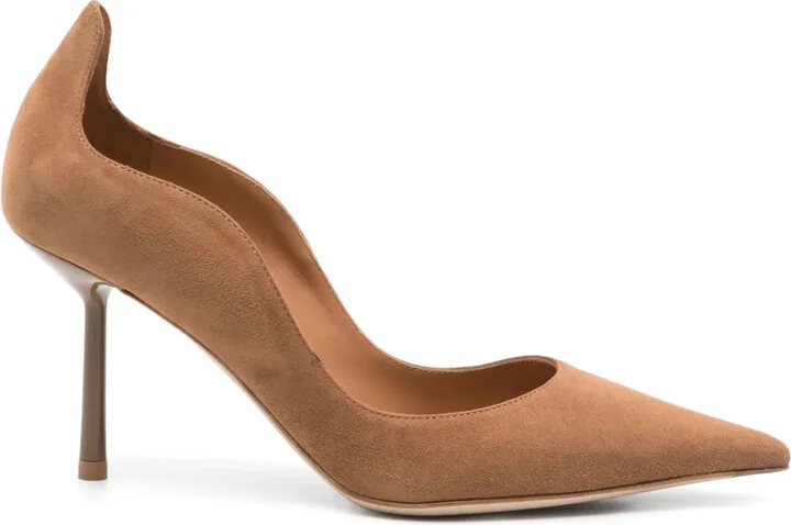 80mm Suede Pumps