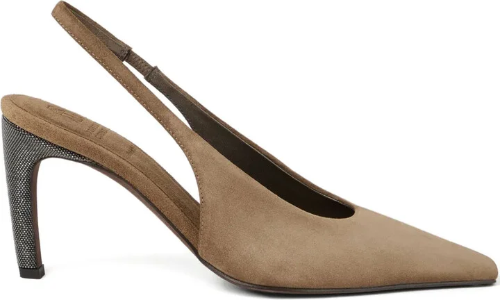 80mm Suede Pumps
