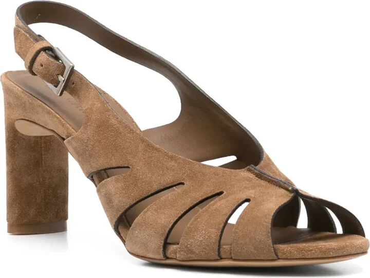 80mm Suede Sandals - Image 2