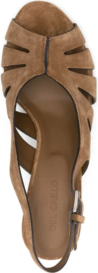 80mm Suede Sandals - Image 4