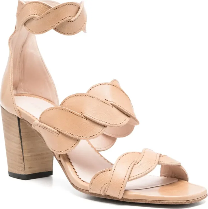 80mm Suede Sandals - Image 2