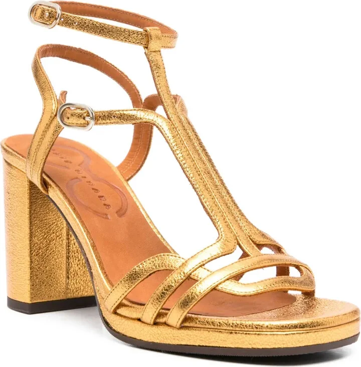 80mm T-Bar Block-Heel Sandals - Image 2