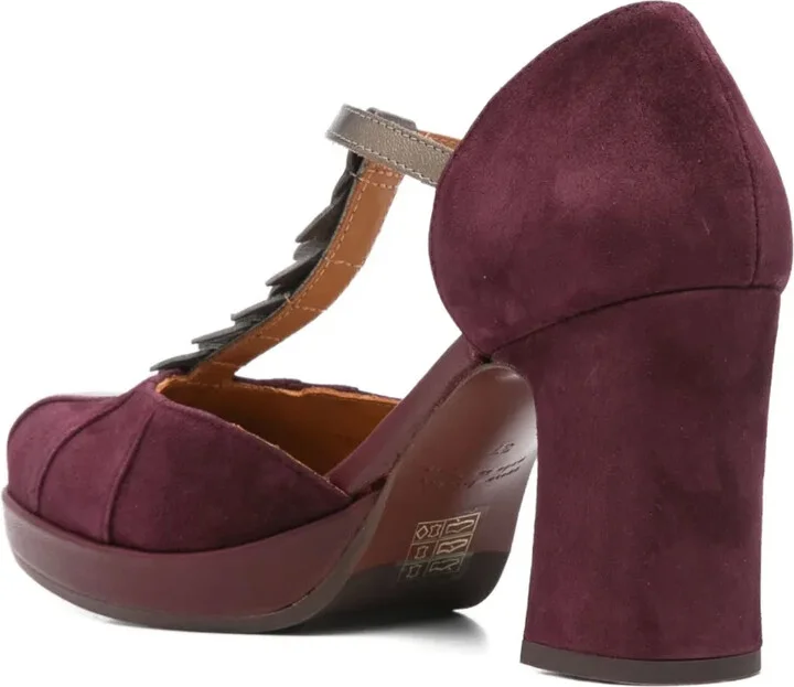80mm T-bar heeled pumps - Image 3
