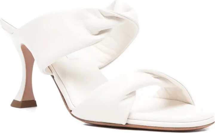 80mm Twist leather sandals - Image 2