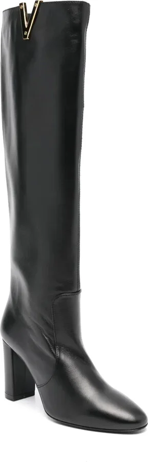 80mm V-plaque knee-high boots - Image 2