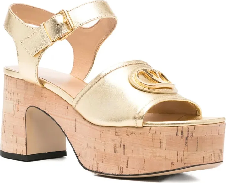 80mm Vlogo heeled sandals - Image 2