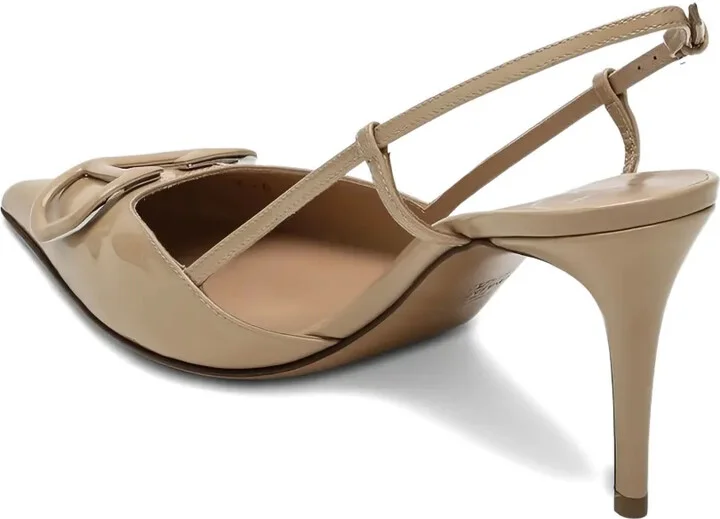 80mm VLogo Signature slingback pumps - Image 3