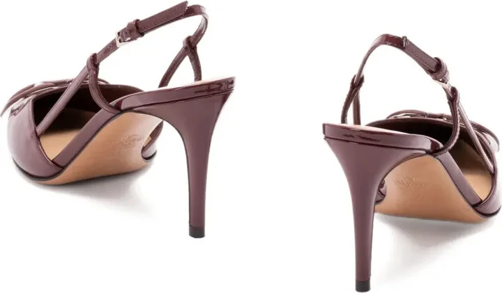 80mm VLogo Signature slingback pumps - Image 3