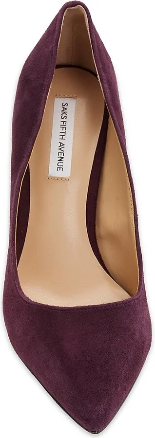 80MM Winnie Block Heel Suede Pumps - Image 5