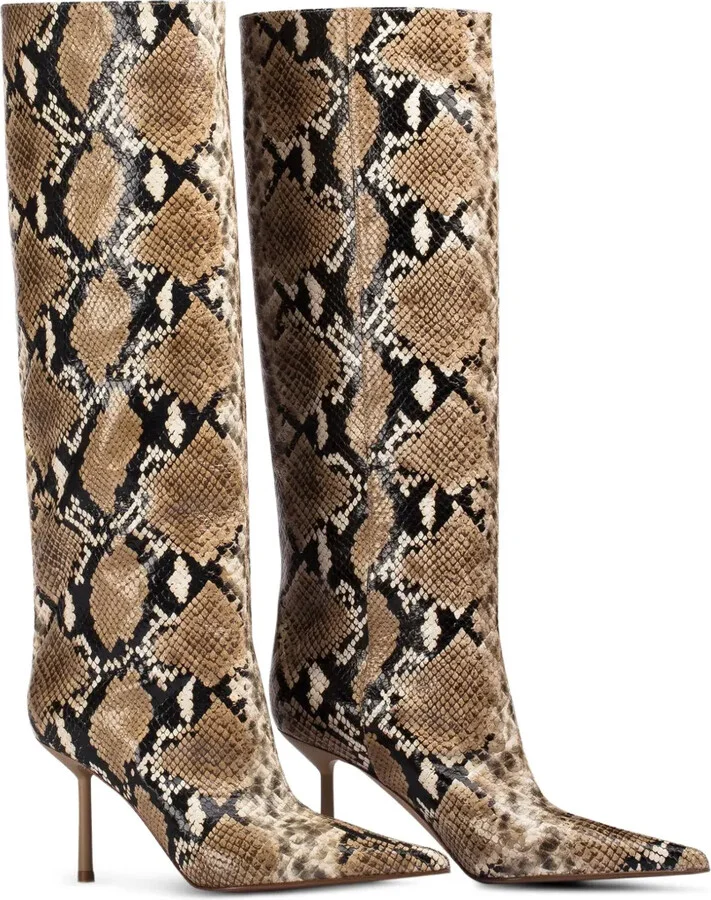 80mmm Bella leather stiletto boots - Image 2