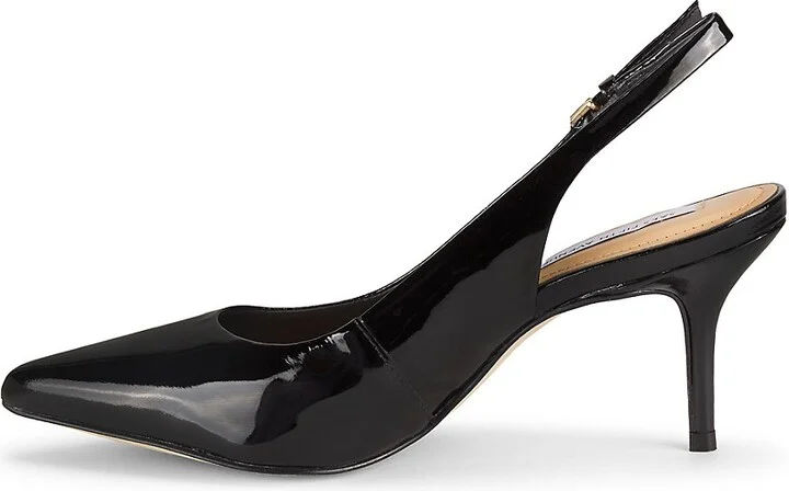 81MM Patent Leather Slingback Pumps - Image 4