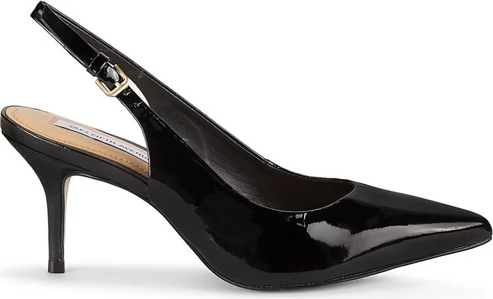 81MM Patent Leather Slingback Pumps