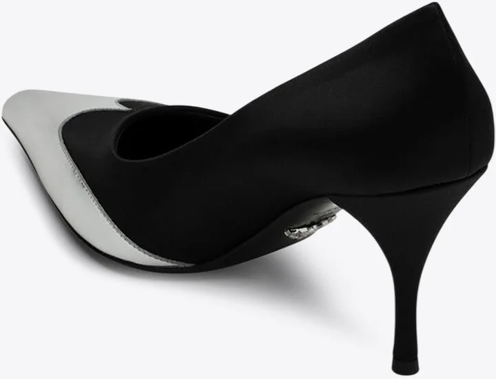 85 Metallic Cap-Toe Pumps - Image 2
