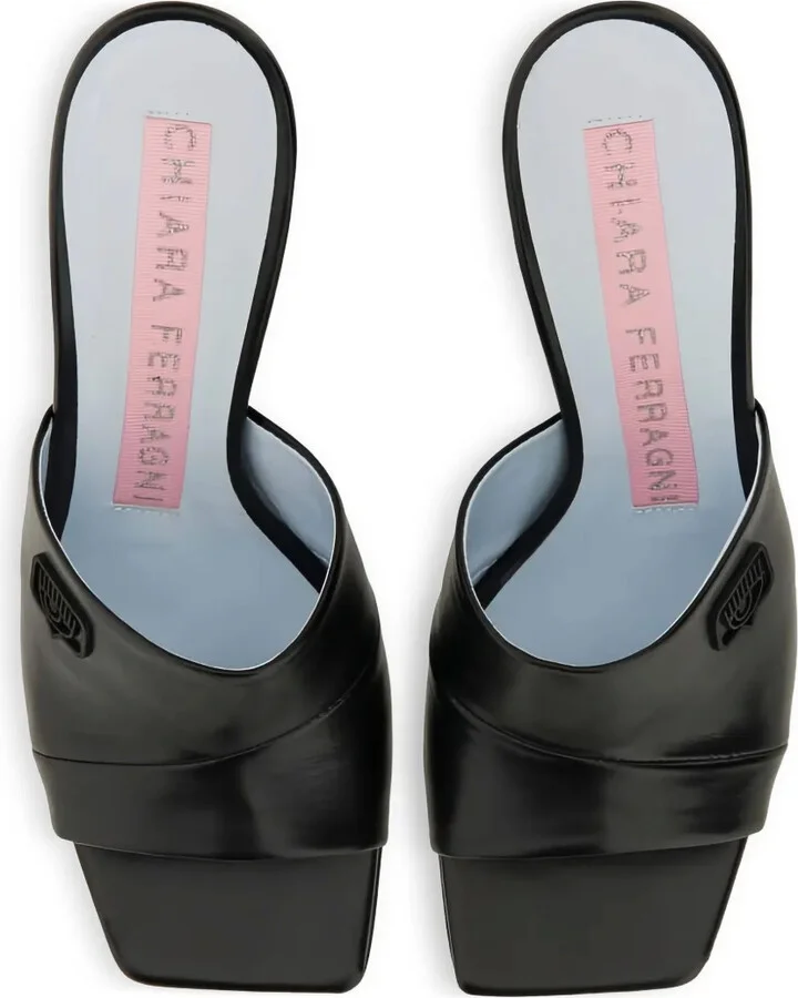 85 Mm Square-Toe Heeled Sandals - Image 3