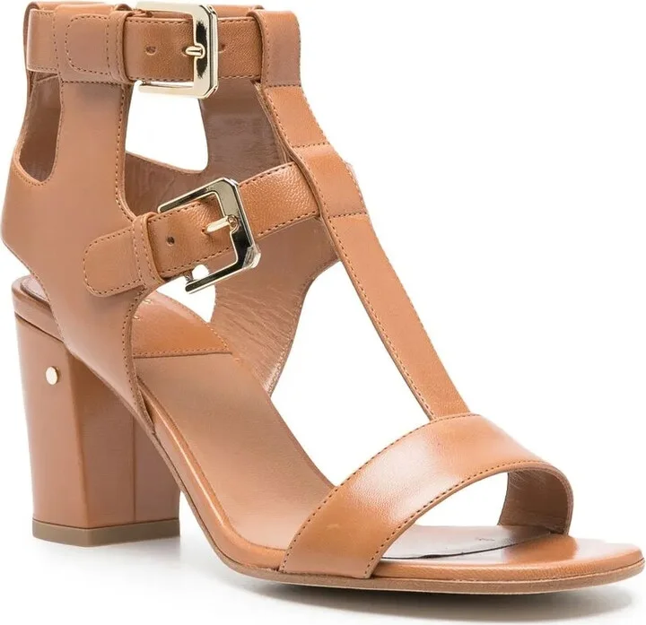 850mm heeled T-bar sandals - Image 2