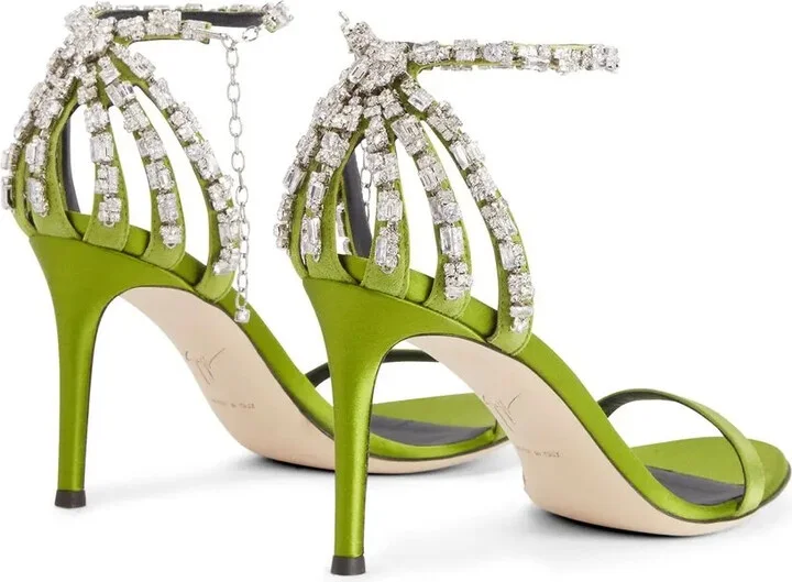 85mm Adele crystal sandals - Image 3