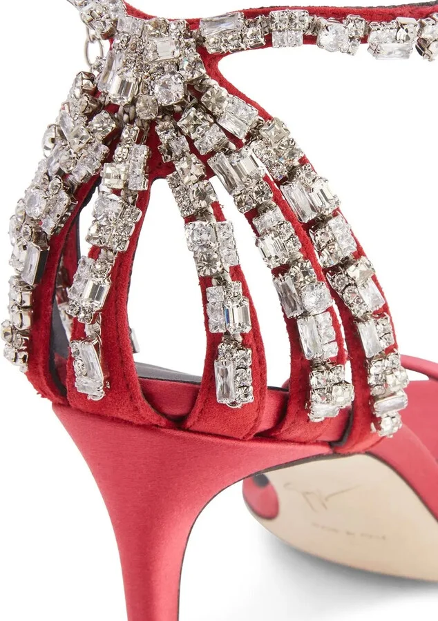 85mm Adele crystal sandals - Image 4