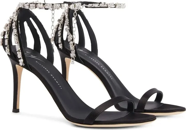 85mm Adele crystal sandals - Image 2